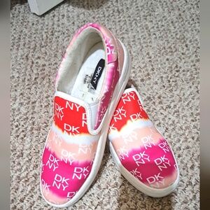 DKNY Women's Sneakers - Pink and Red PLEASE READ